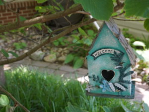 Birdhouse in Garden