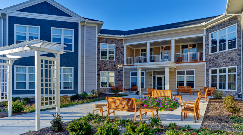 Assisted Living Personal Care building Entrance